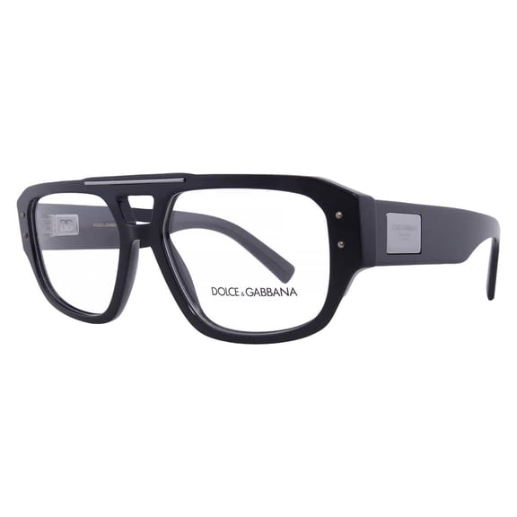 Dolce and Gabbana Demo Navigator Men's Eyeglasses DG3406 501 56