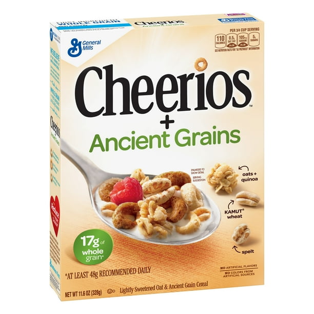 Cheerios Ancient Grains Breakfast Cereal, 9 oz Box