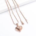 thumbnail image 6 of Heart Urn Necklace for  Human Ashes Stainless Steel Pet Memorial Cremation Jewelry  W/ Funnel Filler Memorial Jewelry Gifts for Men Women -A Piece of My Heart Lives in Heaven, 6 of 6