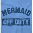 thumbnail image 2 of Mermaid Off Duty Cute Beach Lovers Women's Graphic T Shirt Tees Brisco Brands S, 2 of 6