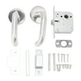 thumbnail image 2 of Passageway Handle Lock, Universal Handle Locks Ergonomic Stainless Steel  With Installation Parts For Warehouse, 2 of 8