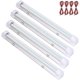 thumbnail image 1 of Luces LED para interior de coche, 12 V, tira de LED automática con interruptor de encendido y apagado para autocaravana, caravana, barco, cocina, baño, dormitorio, 4 unidades, 1 of 5