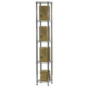 Shelving Inc. 12 d x 12 w x 54 h Chrome Wire Shelving with 5 Shelves