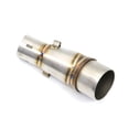 thumbnail image 2 of Labymos Motorcycle Exhaust Mid-Pipe Stainless Steel Slip On Middle Pipe Link Pipe Adapter Connector, 2 of 6