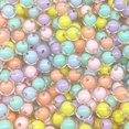 thumbnail image 1 of Un paquete de cuentas acrílicas de colores: transparentes y de colores mezclados., 1 of 5