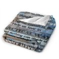 thumbnail image 2 of Wijzvio Bible Verse With Marriage Prayers Throw Blanket Soft Fuzzy Fleece Blanket For Couch Bed Living Room Decoration 80"X60", 2 of 9