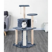 Go Pet Club F724 47 in. Kitten Cat Tree Condo with Scratching Board