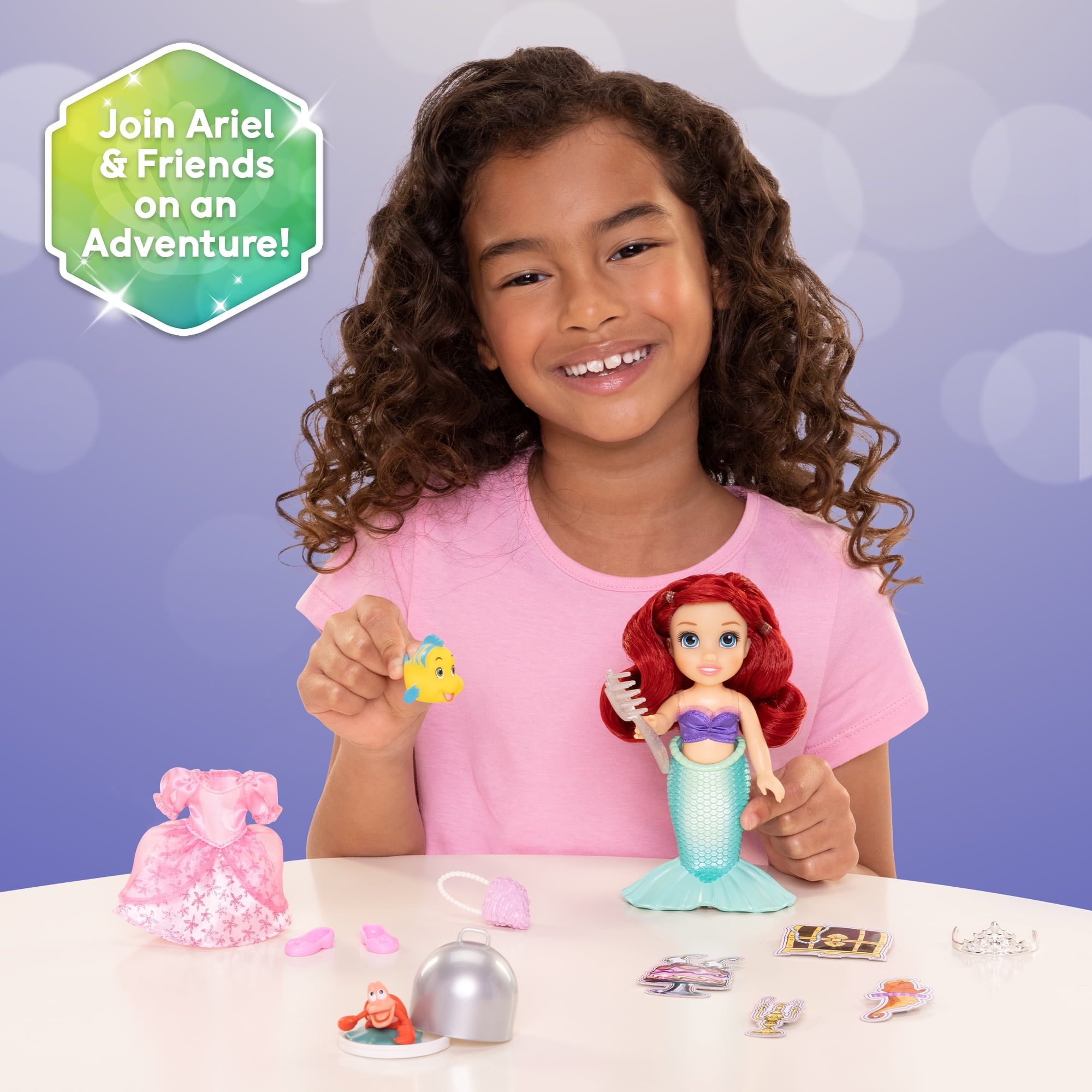 Disney Princess Ariel Petite Deluxe Doll Set