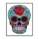 thumbnail image 2 of Kit de punto de cruz de cabeza de calavera de tela blanca de 3 hebras de algodón bordado parcial 11CT Tmvgtek Oficina Multiescena Multifunción, 2 of 9