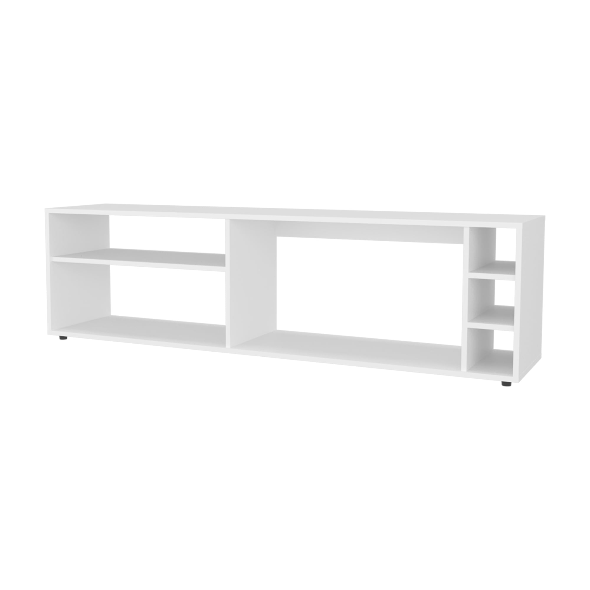TV Stand for 70" Screen with Open Storage Cube
