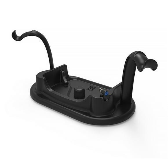 Sidaley Estación de carga de auriculares de juego VR Gamepad soporte de base de pantalla ajustable tipo C reemplazo de de velocidad rápida Electrónica Negro