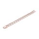thumbnail image 2 of Pulsera cubana Bling Bling Hip Hop cierre cadena joyería de diamantes para hombres mujeres pareja oro rosa, 2 of 5
