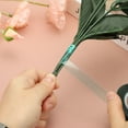 thumbnail image 4 of Uxcell 2Pcs Cintas Florales 1/2" x 36 Yardas Cinta de Envoltura de Florista Impermeable PET Verde Claro, 4 of 6
