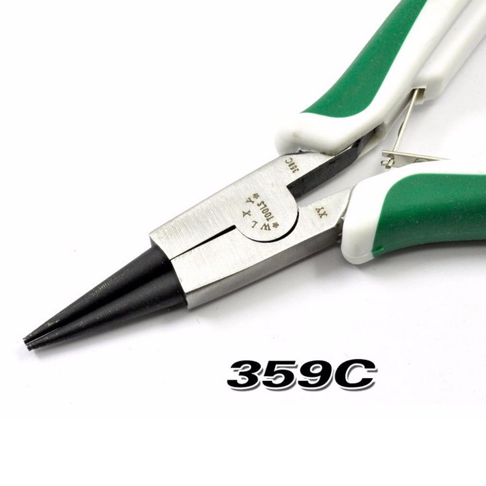 Akoyovwerve Bent Needle Nose Pliers Multifunctional Snap Ring Pliers