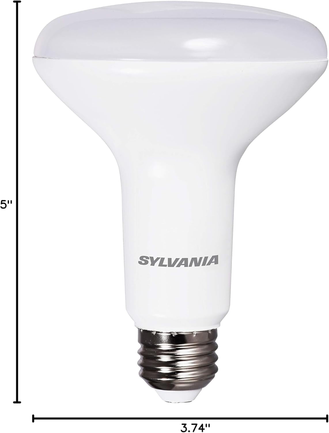 SYLVANIA LED 7.5W (65W Equivalent) Soft White Flood Light Bulbs, BR30, Med Base, Dimmable (6pk)