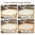 thumbnail image 7 of ODIKA 2'x3' Washable Doormat Dining Abstract Beige Greek Key Border Geometric Neutral Periwinkl for Entryway, Kitchen, Laundry Room, Non-Slip, Low Pile, 7 of 7
