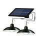 thumbnail image 4 of Lámpara colgante solar doble con control remoto y brillo ajustable. Blanco cálido, 4 of 9