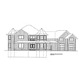 thumbnail image 5 of 001-2159: ICF Northwest 3 Bed, 3 Bath Luxury Home Plan, 3861 Sq Ft: Full Blueprints with License to Build by Home Plan Marketplace - Lesuto, 5 of 7