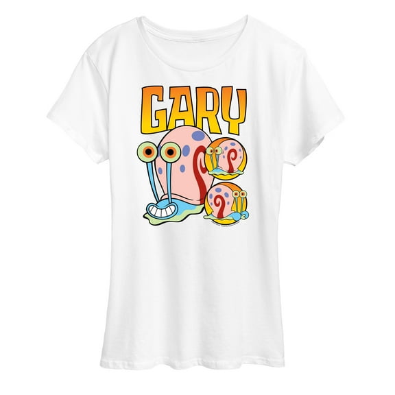 SpongeBob SquarePants - Gary The Snail - Women's Short Sleeve Graphic T-Shirt