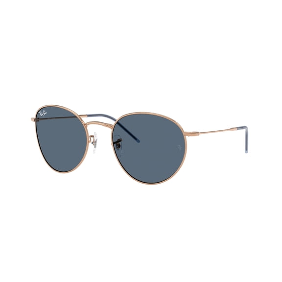 Sunglasses Ray-Ban RBR 103 S 92023A Round Reverse Rosegold Dark Bl