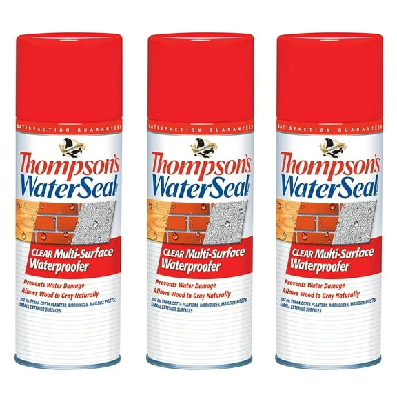 The Thompsons TH.010100-18 Clear Multi-Surface Aerosol Waterproofer (Тhree Pаck)