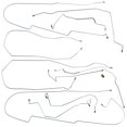 thumbnail image 1 of Inline Tube Remplacement pour Buick LeSabre 2004-05, Disque à Quatre Roues avec Kit Complet de Ligne de Frein, 10 Pcs, Inox, 1 of 4