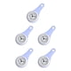 thumbnail image 1 of Inteprter Reloj de pared silencioso moderno de gel de sílice que abraza el silencio sin comprometer el estilo único y moderno púrpura Type2 NO2, 1 of 6