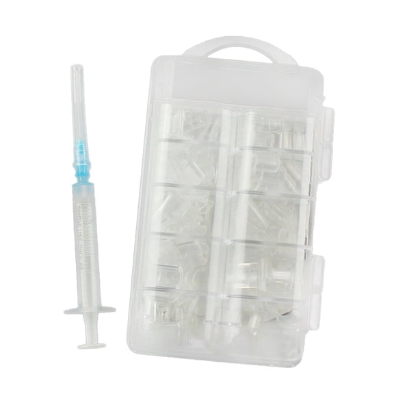 Inject Design Nail Stick Water Hollow Injection Nails for Stunning Manicure 100PCS