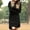 Black, variant on BRGZLK Women Sweatshirts Dress Autumn Winter Long Sleeve Casual Loose Hooded Dresses Stylish Solid Color Curved Hem Pullover Midi Dress with Pocket 2026 Purple XXL
