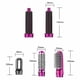 thumbnail image 5 of Secador de pelo eléctrico de peinado de peluquería de doble uso enrollado recto multifuncional, cinco en uno, barra automática de peinado de aire calienteBlanco y dorado, 5 of 5