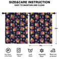 thumbnail image 2 of Pioneer Flower Floral Print Pattern Teens Curtains,Teens Insulated Curtains Set Of 2,Bedroom Essentials,Toddler Room Decor 42"x54", 2 of 5