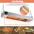thumbnail image 5 of WeChef Electric Strip Heater 2 Pack Portable 24" 900W Commercial Heating Lamp Warmer for Fry Chicken, 5 of 9