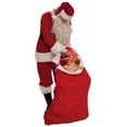 thumbnail image 3 of Santa Claus Red Velvet Deluxe Plush Toy Bag Christmas Accessory 29"x46", 3 of 3