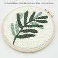 thumbnail image 4 of Embroidery Starter Kit, 7.9in Hoop Decorative Punch Needle Kit  For Handicraft, 4 of 8