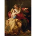 thumbnail image 3 of Circle Of Pompeo Batoni 15x18 Black Modern Framed Museum Art Print Titled - Allegory of Peace and Justice, 3 of 5