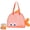 Orange, variant on Clearance Fish Shaped Mesh Beach Bag, Hollow Out Breathable Sand Toy Tote, Large Lightweight Pool Picnic Travel Handbag for Summer Vacation & Holiday Birthday Gift
