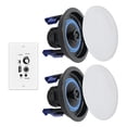 thumbnail image 1 of Altavoces Bluetooth de techo Herdio de 4 pulgadas y 160 W con montaje empotrado, 1 of 7