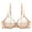 Beige, variant on Sexy Sheer See Through Bras Unlined Underwire Lace Mesh Non Padded Plus Sizes Bralette 38C, Black