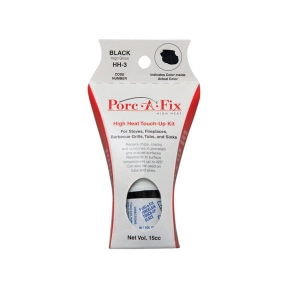 Fixture-Fix Porc-A-Fix Black High Gloss Porcelain Touch-up Paint, 15cc HH-3