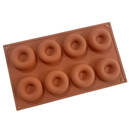 

6 Even 8 Even 18 Connected Circular Donuts Silicone Cake Mold Gypsum Scented Wax Candle Rice Cake Mold bo zi gao