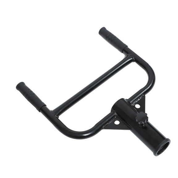 ifundom Steel Barbell Handle Black - and Comfortable Grip for Home Gym Fitness and Strength Training