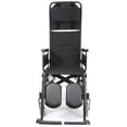 thumbnail image 4 of Karman Healthcare KM5000F-TP-16 KM5000 16 in. seat Lightweight Reclining Transport Wheelchair with Removable Desk Armrest, 4 of 6