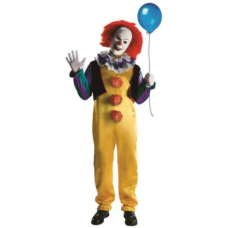 Pennywise Clown Deluxe from 1990 Movie Stephen King's IT Teen Adult Costume R881562 - Extra Small (up to 34