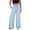 Light Blue, variant on Women's Relaxed Fit Casual Straight Leg Chino Pants Full Length Mid Waist Drawstring with Adjustable Waist Soft Cotton Blend Trousers for Everyday Wear