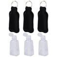 thumbnail image 6 of Yardwe 6Pcs Protective Black Perfume Bottle Covers Refillable Travel Containers, 6 of 8