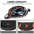 thumbnail image 4 of Fanny Pack Black Halloween Pumpkins Waist Pack Bag,Running Cross Bag,Waterproof Large Fanny Packs for Women Men for Travel Running Hiking Cycling, 4 of 6