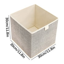 Zmeidao Storage Basket, Large Storage Bins Shelf Baskets, Storage Box for Clothing and Sundries Household Items Fabric Desktop Toy Storage Box