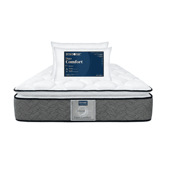 Colchón Matrimonial  Restonic Pam Ultra Confort   + 2 Almohadas