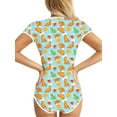 thumbnail image 4 of Shuttle tree Women's Adult Onesie Diaper Lover Button Crotch Romper Cartoon Printed Onesie Pajamas, 4 of 6
