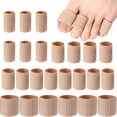 thumbnail image 1 of Fundas de gel suave para los dedos de los pies Oso de Fresa paquete de 24 3 tamaños protectores de callos ampollas y callos, 1 of 5